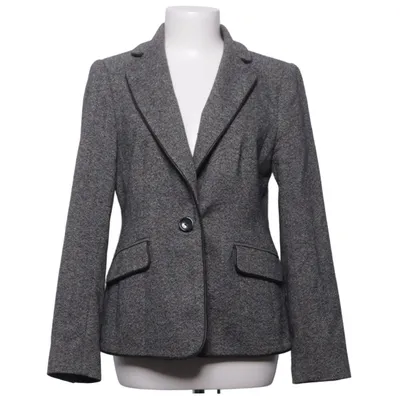 Blazer (Grijs) van Jaeger Viscose, Wol