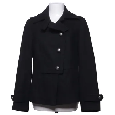 Caban (Noir) de Petroff Polyester, Viscose, Laine