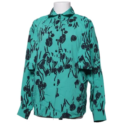 Blus (Turkos, Svart) från Fogh Hjuler Polyester, Viskos