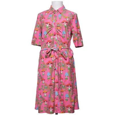 Skjortklänning (Rosa, Flerfärgad) från Tante Betsy Elastan, Ekologisk bomull