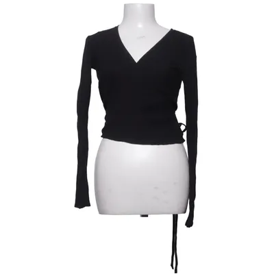 Wrap top (Black) from Massimo Dutti