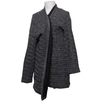 Strickjacke (Schwarz, Weiß) von Trixi Schober Acryl, Polyamid, Wolle
