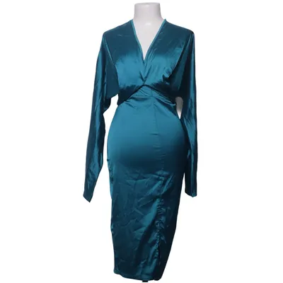 Wickelkleid (Blau) von Femme Luxe Elasthan, Polyester