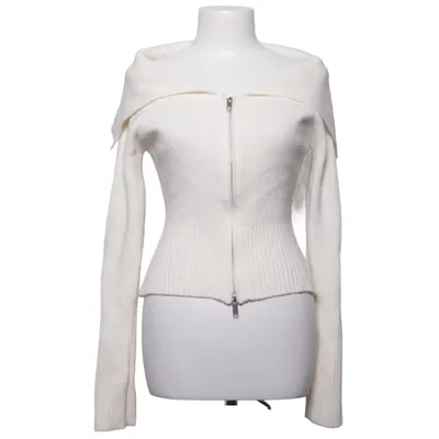 Cardigan (White) from Gina Tricot Acrylic, Polyamide, Wool
