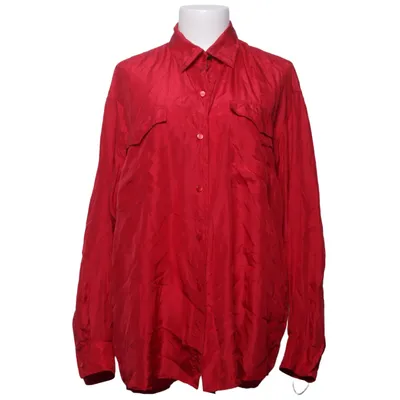 Blus (Röd) från Gulins Casual Silke