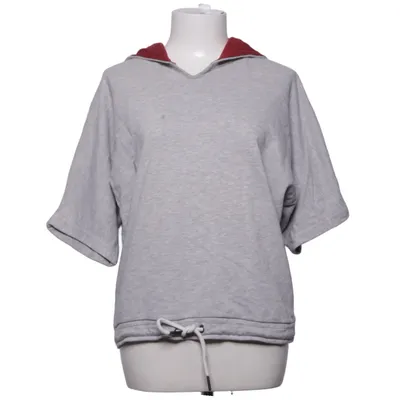 Kortärmad huvtröja (Grå, Röd) från True Style Bomull, Polyester, Viskos