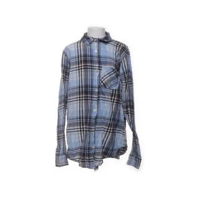 Flannel skjorte (Blå, Sort, Hvid) fra Stories Bomuld