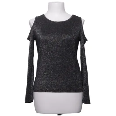 T-shirt à manches longues (Gris) de Atmosphere Élasthane, Fibre métallique, Polyester, Viscose