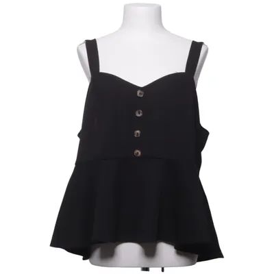 Tank Top (Black) from Shein Curve Elastane, Polyester
