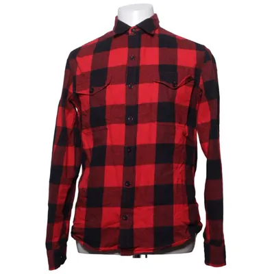 Flanellen overhemd (Rood, Zwart) van Sons of Owen Katoen, Polyester