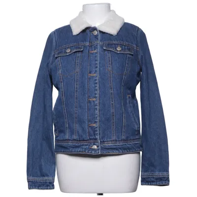 Fodrad jeansjacka (Blå, Vit) från Pimkie Polyester