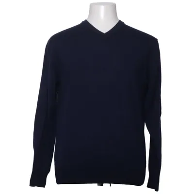 Pull-over (Bleu) de Long Island Acrylique, Laine de mouton