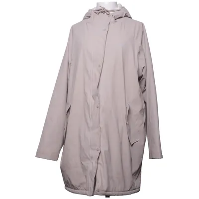 Regnfrakke (Beige) fra Strøva Polyester, Polyurethan