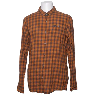 Chemise en flanelle (Marron, Jaune) de Lundhags Lyocell, Coton biologique, Laine