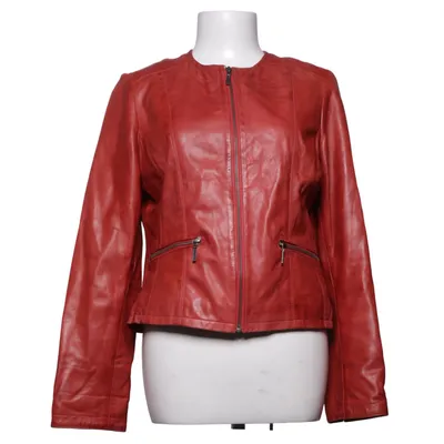 Leather jacket (Red) from Josefina of Sweden