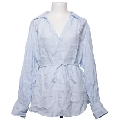 Blouse (Blauw) van H&M Mama Linnen