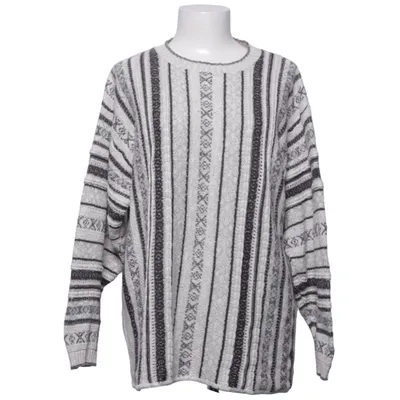 Strickpullover (Grau, Weiß, Schwarz) von Pat Too Pat Acryl, Baumwolle, Polyamid, Wolle