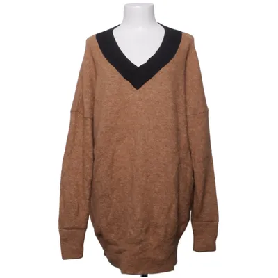 Sweater (Brun, Sort) fra Raiine Akryl, Alpacauld, Bomuld, Elastan, Merinould, Polyamid
