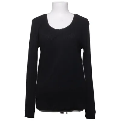 Langærmet t-shirt (Sort) fra Thermo Polyester, Viscose
