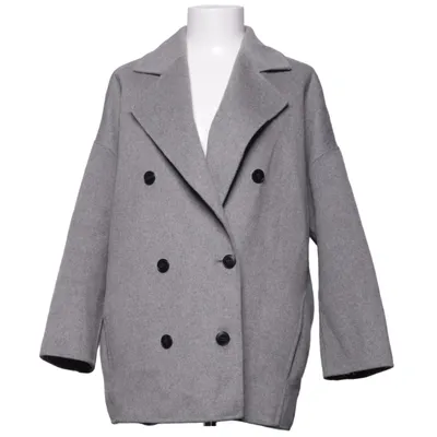 Skepparkavaj (Grå) från Vicolo Polyester, Viskos, Ull