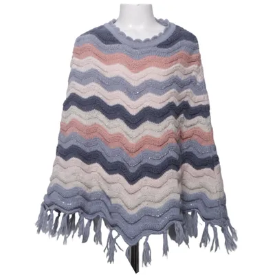 Poncho (Bleu, Rose, Multicolore) de H&M Dubster Acrylique, Fibre métallique