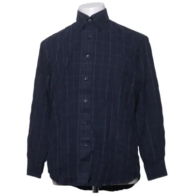 Shirt (Blue, White) from Pierre Cardin Cotton