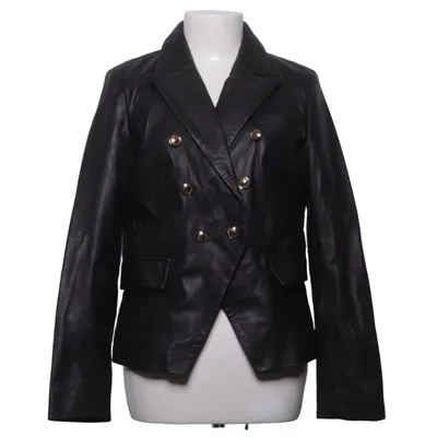 Leather blazer (Black) from Infinity Leather, Polyester