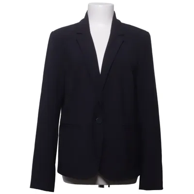 Blazer (Black) from Honey Bee Blue Acetate, Elastane, Polyester, Viscose