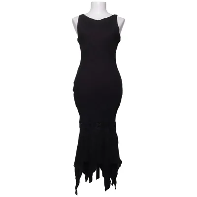 Robe longue (Noir, Rose)