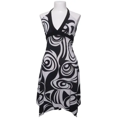 Halternek jurk (Zwart, Wit) van Sisters Point Elastaan, Polyester