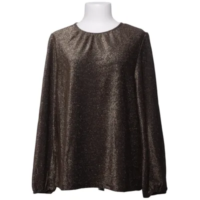 Topp (Guldfärgad, Svart) från MyWear Woman Elastan, Metallfiber, Polyester