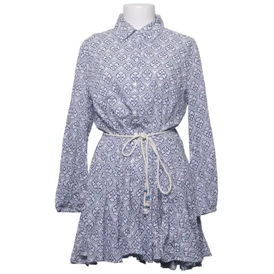Shirt dress (Blue, White) from Zara Cotton