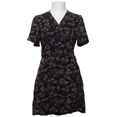 Robe portefeuille (Noir, Beige) de Disturbia Viscose