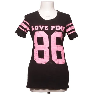 T-shirt (Noir, Rose) de Pink Victoria's Secret Coton, Modal
