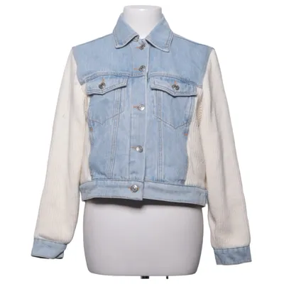 Jeansjacka (Blå, Vit) från Maje Bomull, Elastan, Polyamid, Polyester
