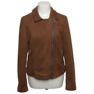 Biker jacket (Brown) from C&A Elastane, Polyester