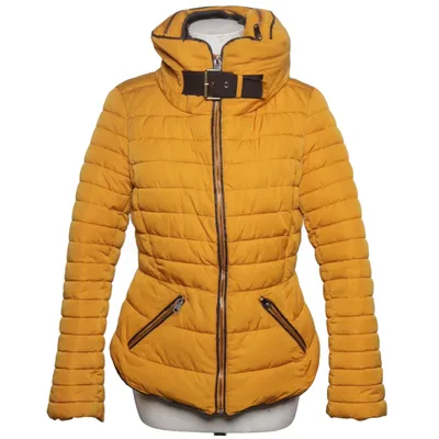 Winter jacket (Yellow) from Zara Basic Outerwear Acrylic, Polyester