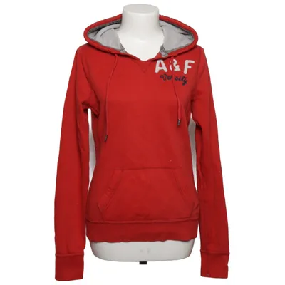 Hoodie (Red) from Abercrombie & Fitch Cotton, Polyester