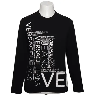 Långärmad t-shirt (Svart, Vit) från Versace Jeans