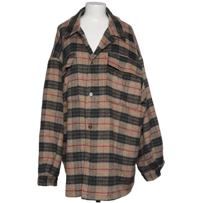 Överskjorta (Beige, Blå, Röd) från Collusion Akryl, Bomull, Nylon, Polyester, Viskos, Ull