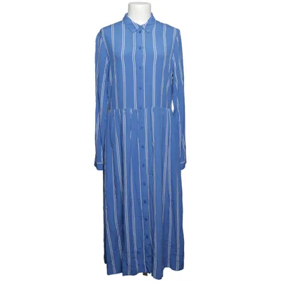 Skjortekjole (Blå, Hvid) fra Designers Remix Charlotte Eskildsen Polyester, Viscose
