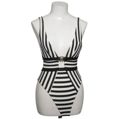 Badpak (Zwart, Wit) van River Island Resort Elastaan, Metallvezel, Polyamide, Polyester