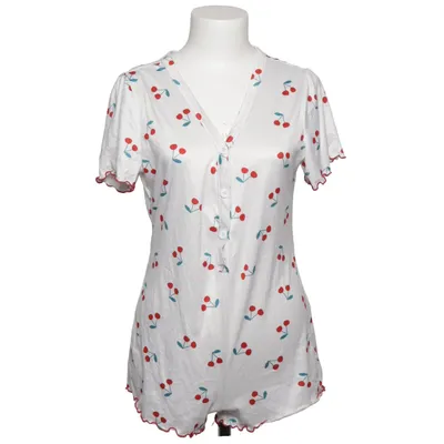 Jumpsuit (White, Red, Green) Elastane, Polyester