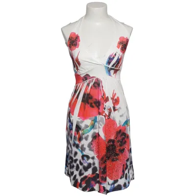 Robe dos-nu (Blanc, Multicolore) de Snake Milano Élasthane, Polyester