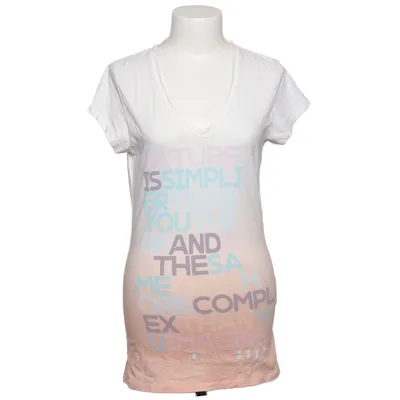 T-shirt (Hvid, Flerfarvet) fra Gwynedds Bomuld