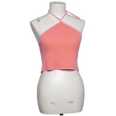 Neckholder Top (Pink, Orange) von Zara Polyester