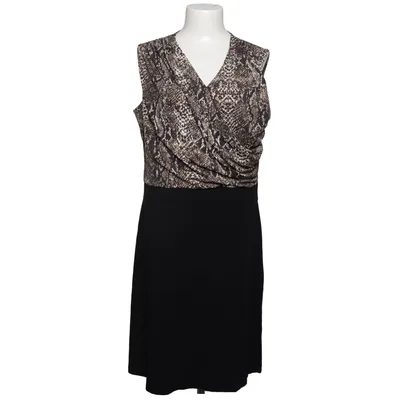 Dress (Black, Beige) from Miss Via Elastane, Polyester, Viscose
