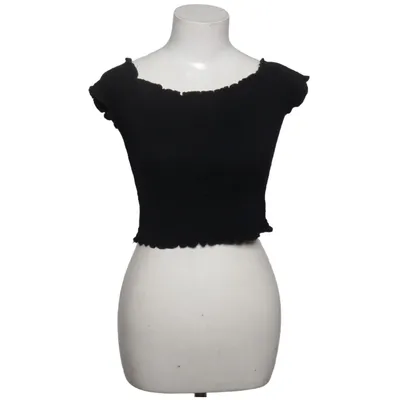 Crop Top (Schwarz) von Brandy Melville Baumwolle, Elasthan