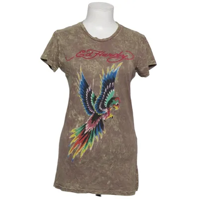 T-shirt (Marron, Multicolore) de Ed Hardy by Christian Audigier Coton