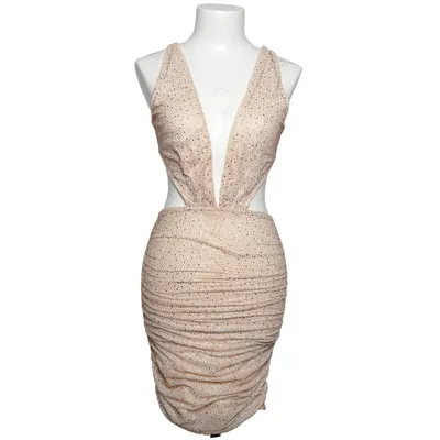 Cocktailklänning (Beige) från Oh Polly Elastan, Polyester